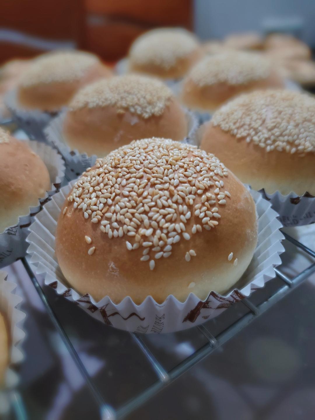 超~级松软的烫种汉堡胚