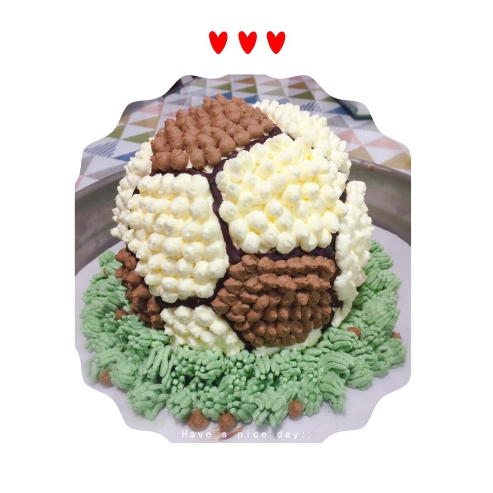 足球生日蛋糕