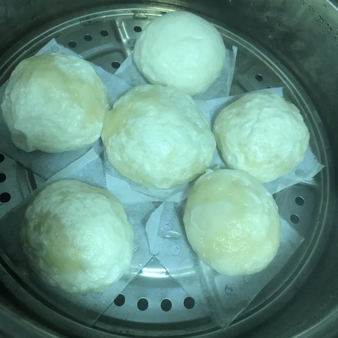 面包机发面蒸馒头