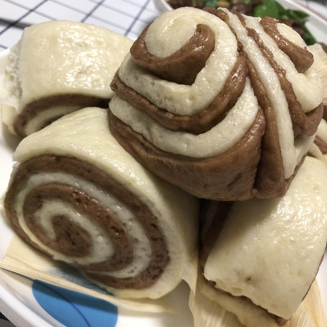 双色刀切馒头