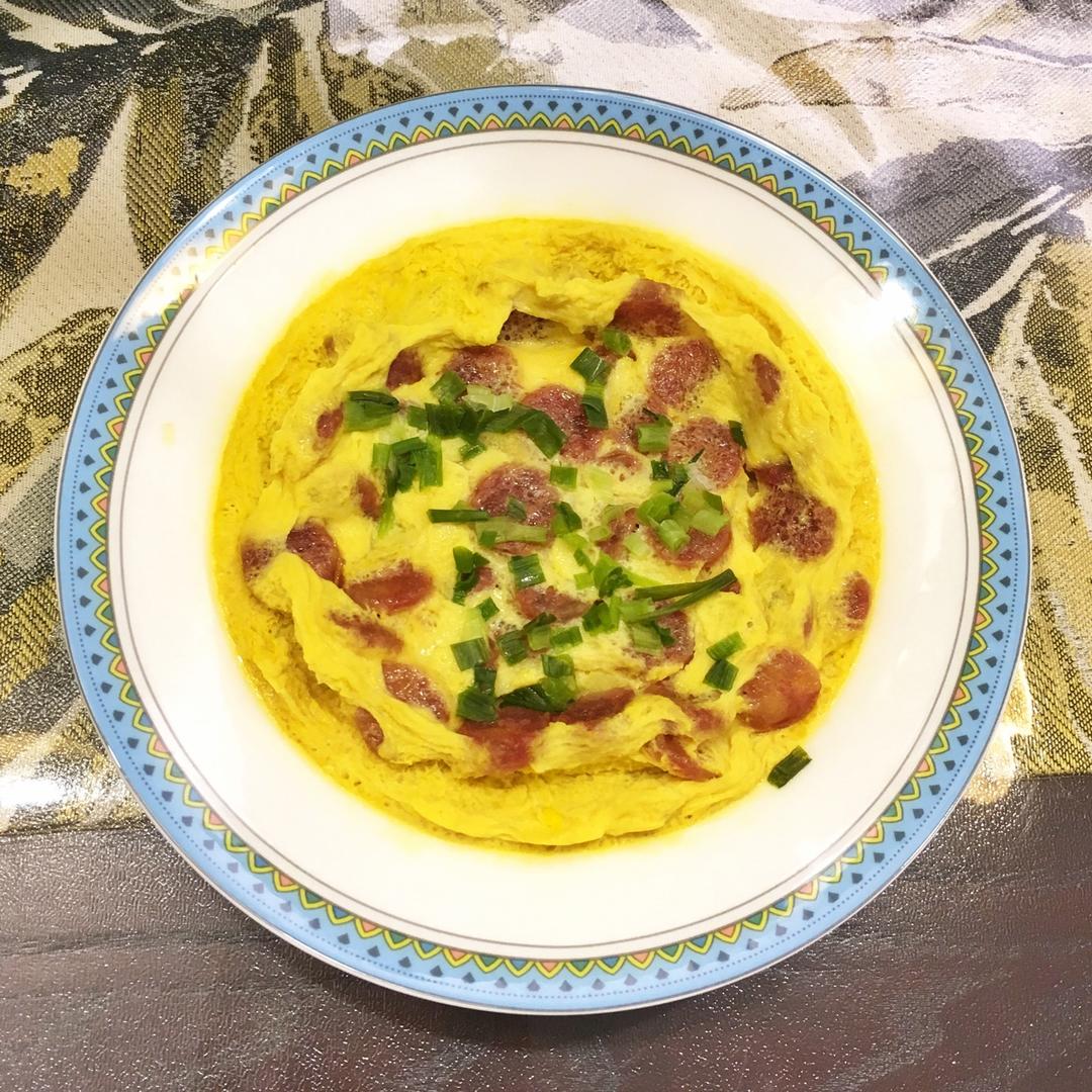 腊肠蒸鸡蛋最好吃的方式