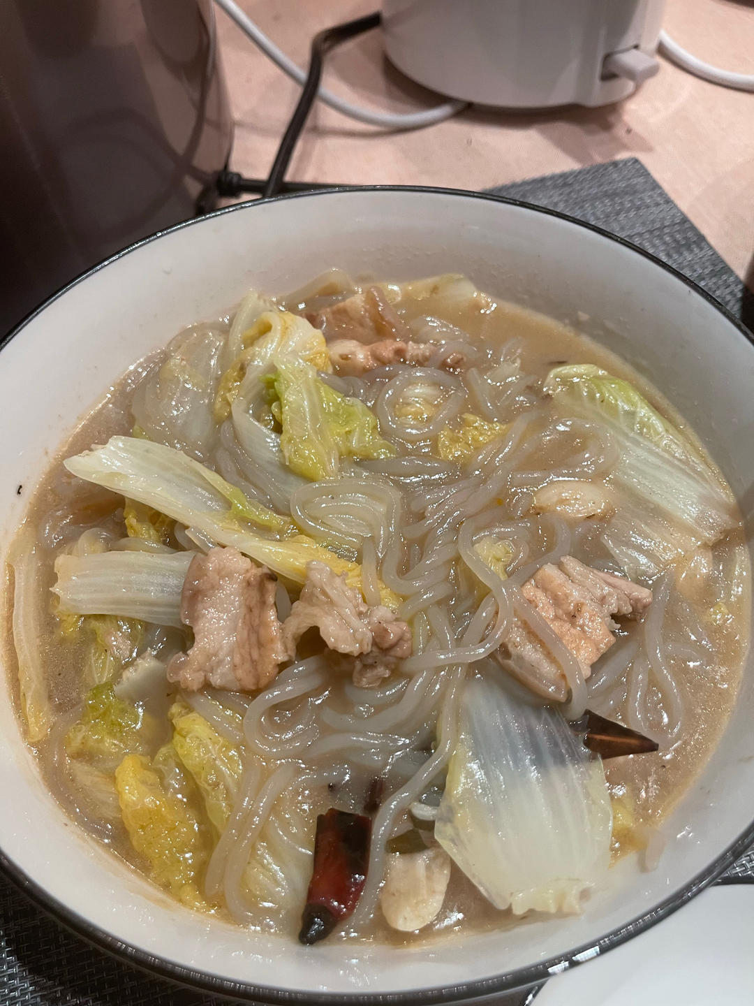 猪肉白菜炖粉条