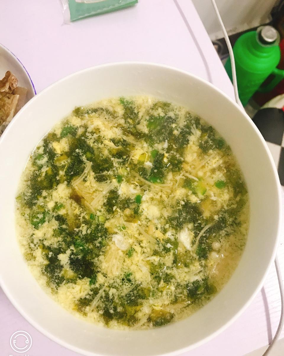 饭麻麻1025做的紫菜蛋花汤