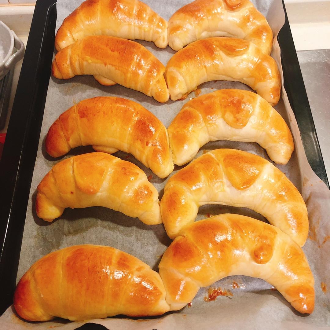 tinacjm爱美食做的牛角面包