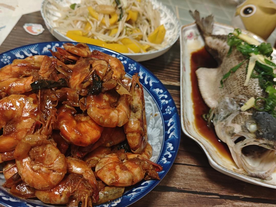 家庭版油焖大虾