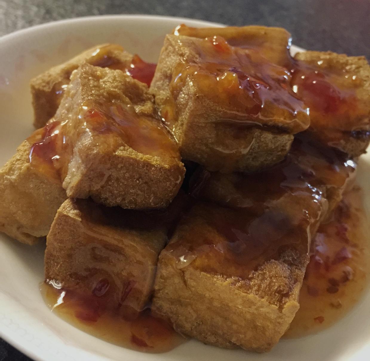 炸豆腐✨在家都能做的一口豆腐，外脆内嫩🤤的做法
