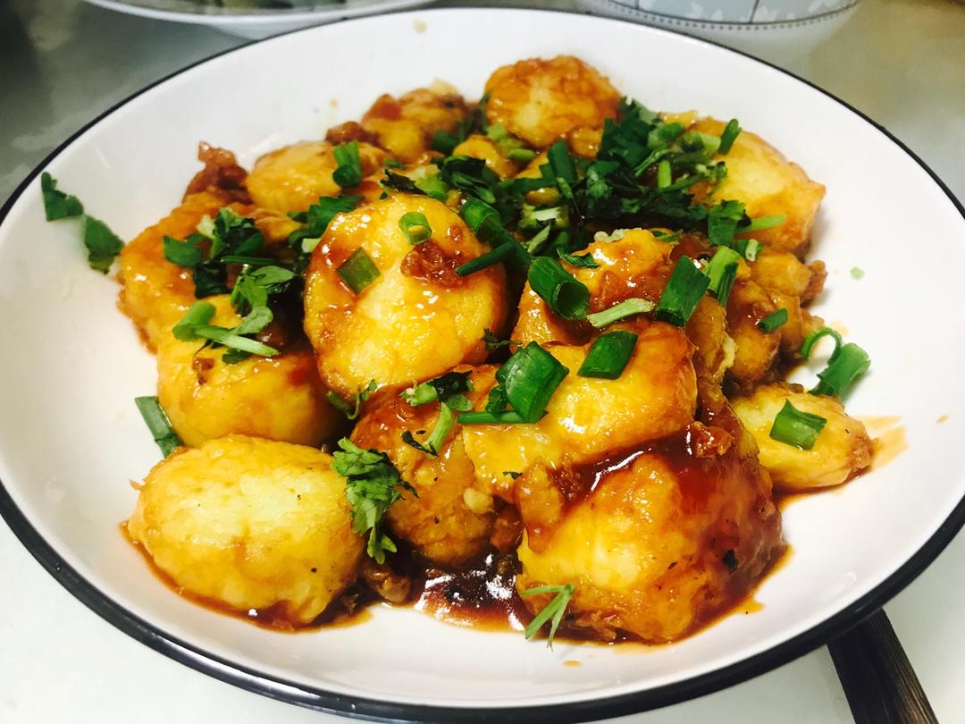 tt-爱与美食不可辜负做的糖醋日本豆腐