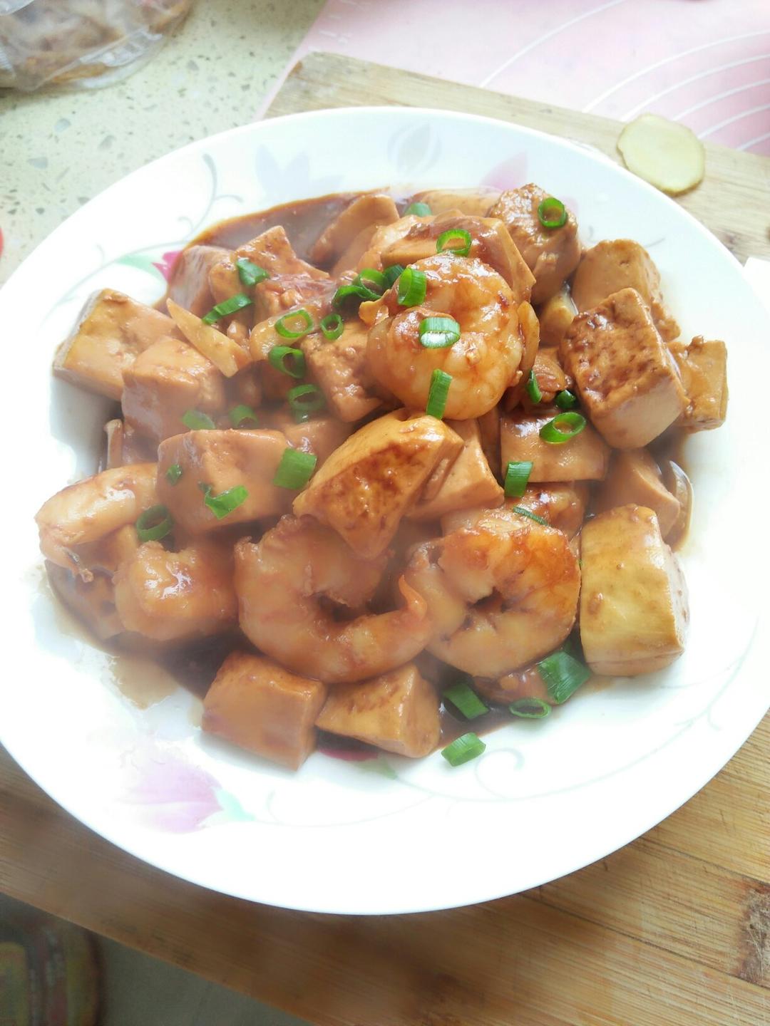 虾仁豆腐