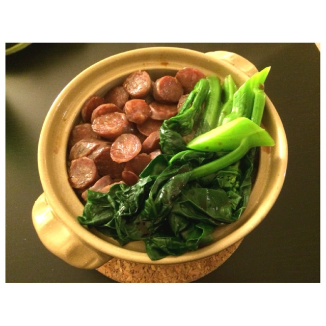香肠煲仔饭
