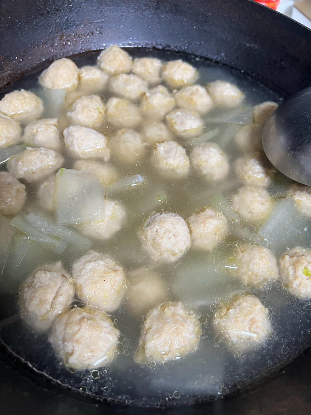 不腥版的冬瓜丸子汤