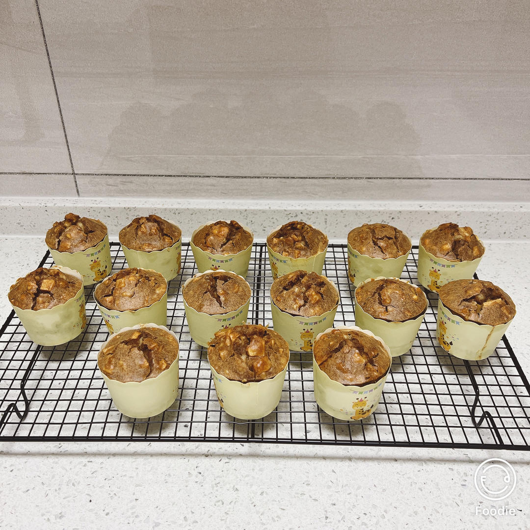 蜂蜜苹果肉桂马芬