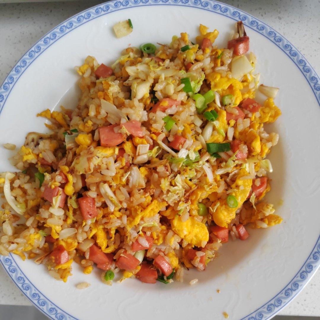 火腿炒饭