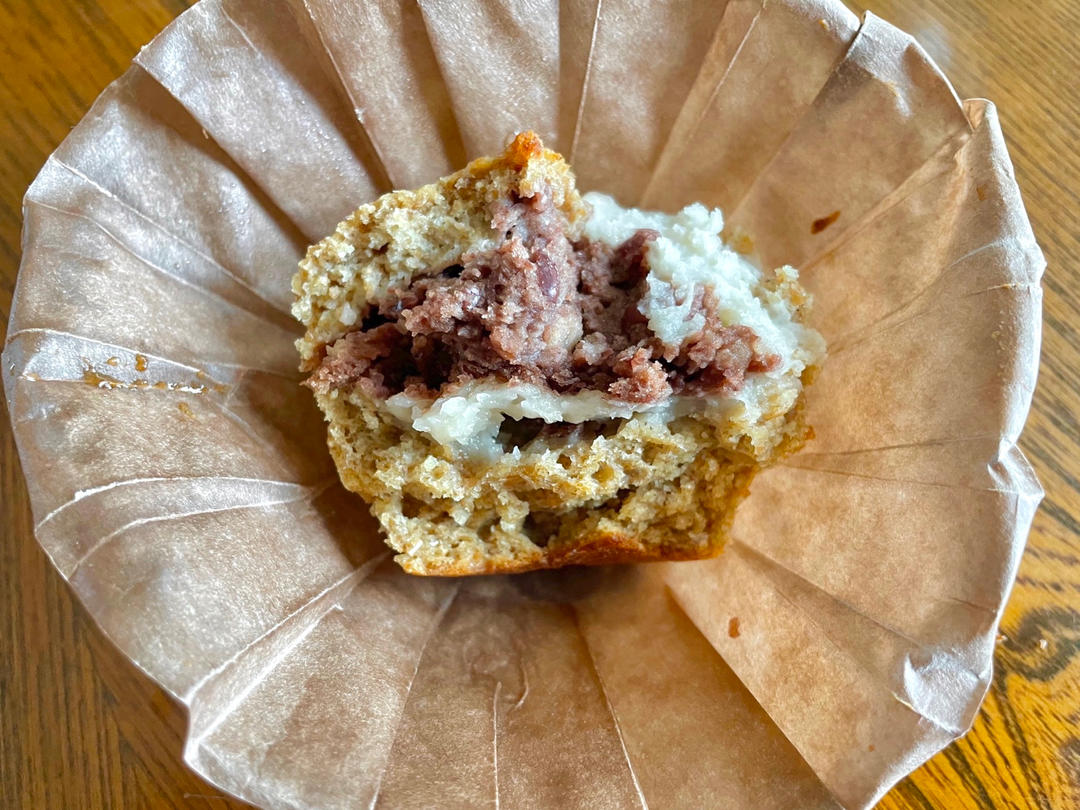 红豆香芋快手面包丨健康·烘焙