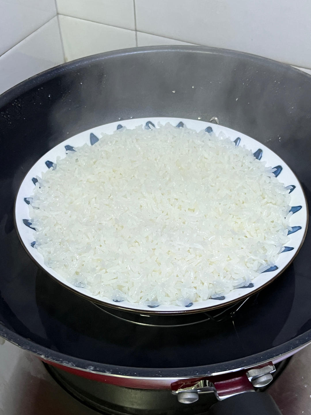 小时候的记忆、隔水蒸米饭