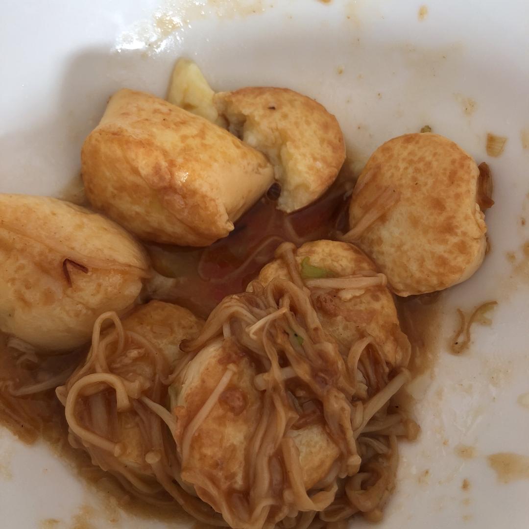 超级下饭菜--金针菇日本豆腐