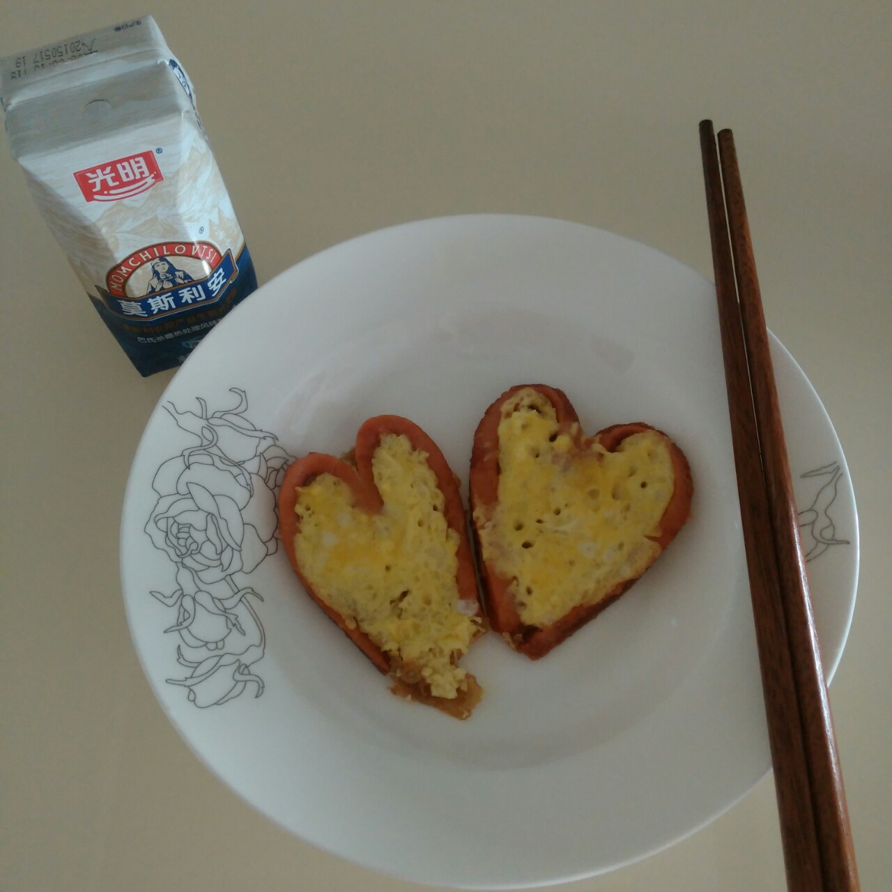 爱心蛋 早餐