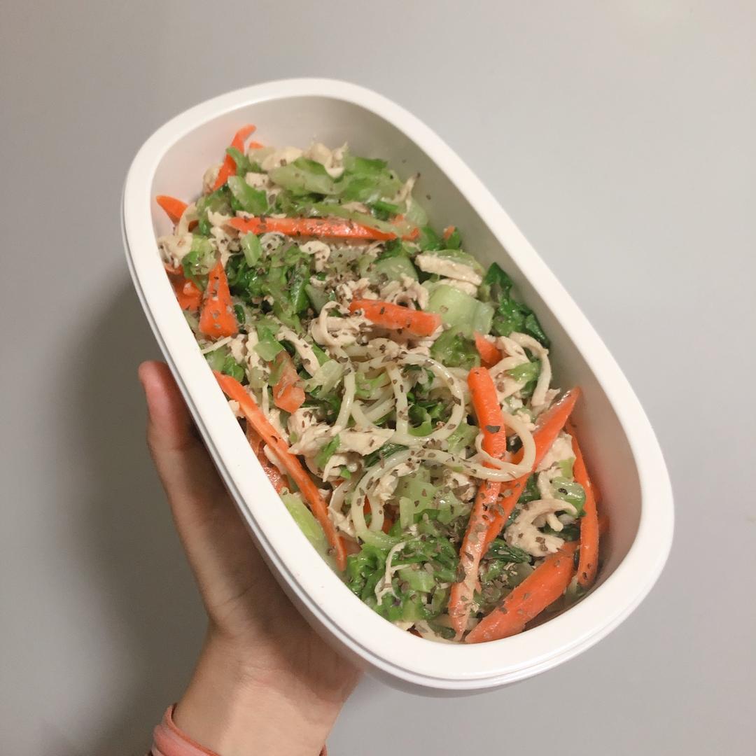 第戎芥末三丝温全麦意面沙拉【健康一锅端】