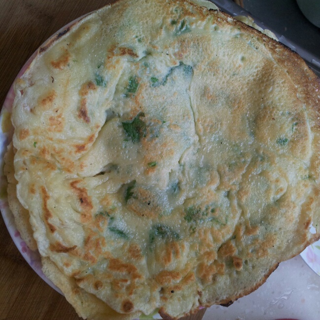 葱花鸡蛋饼