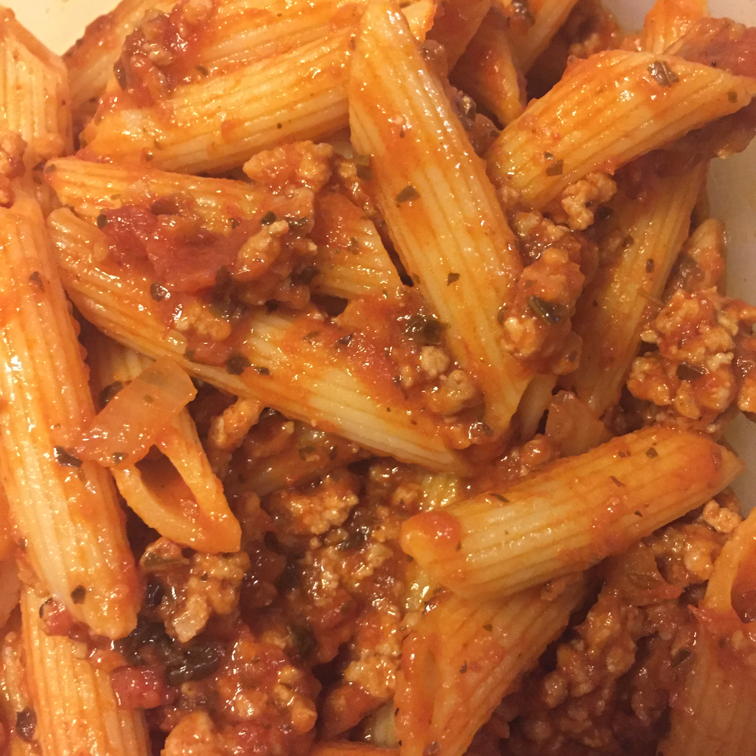 超级美味正宗的意大利番茄肉酱面