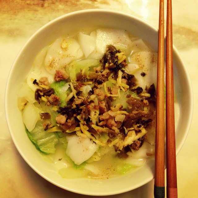 白菜肉丝年糕