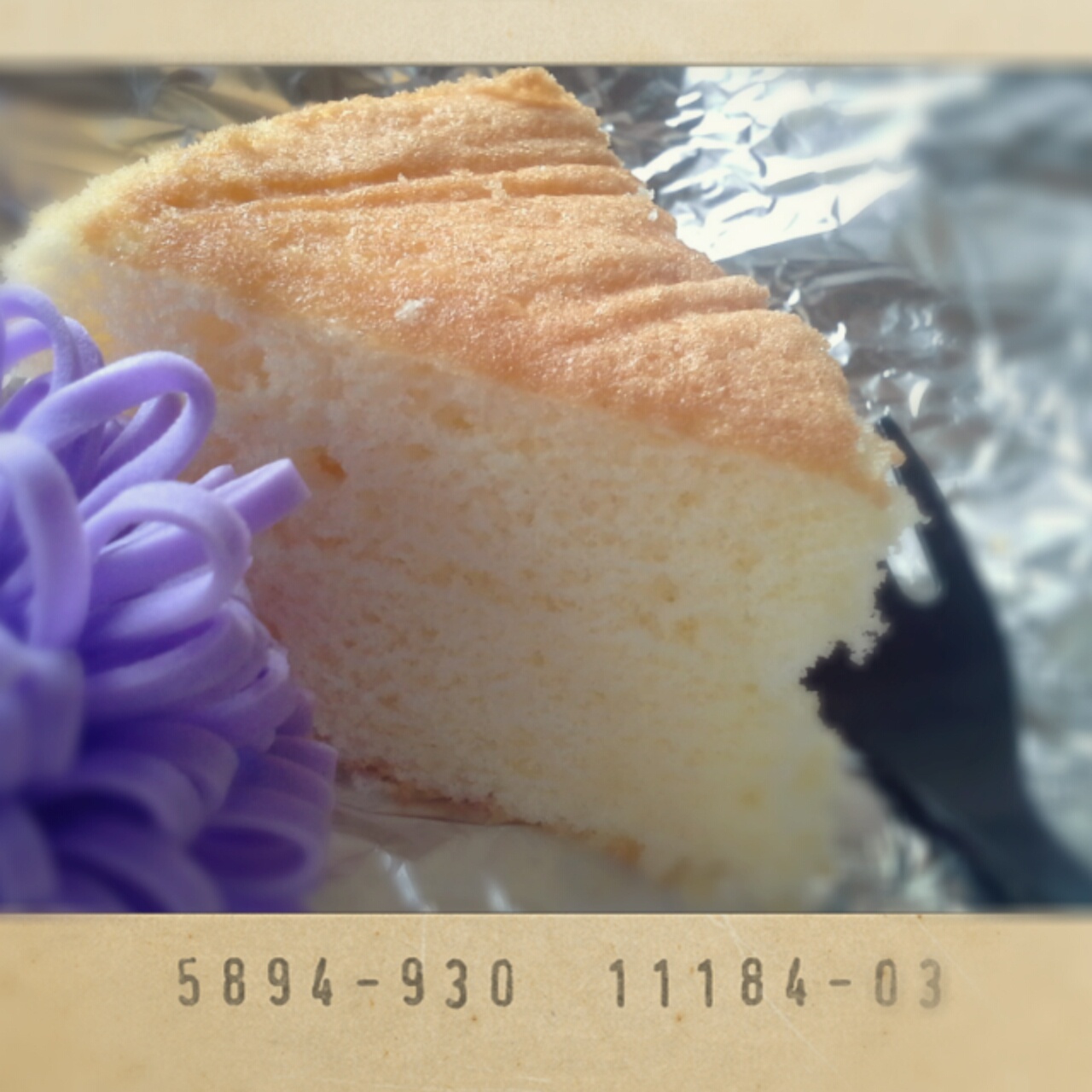 小嶋老师的海绵蛋糕