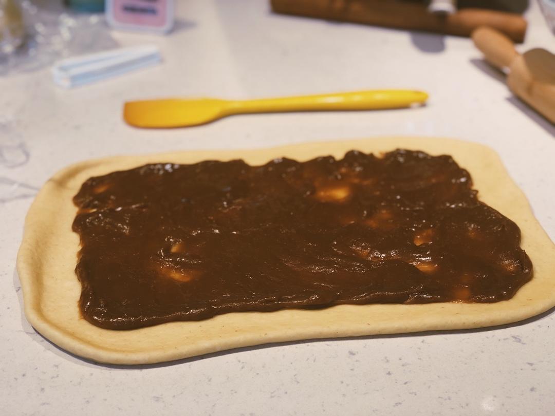 双重拉丝的红糖麻薯吐司