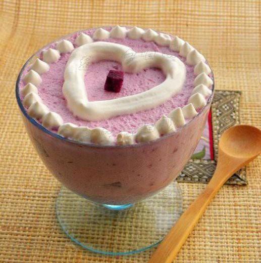 紫薯酸奶慕斯杯