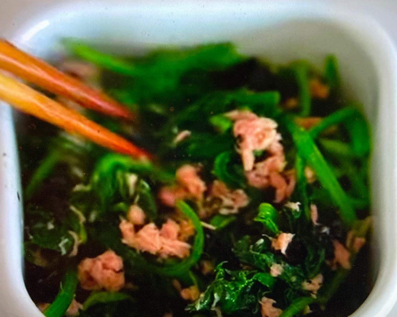 日式凉拌菠菜海苔吞拿鱼的做法