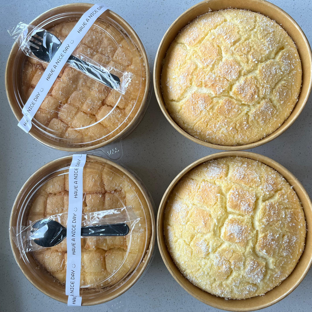 6寸香妃古早蛋糕零失败配方，烫面法口感湿润绵密屡试不爽，完胜戚风蛋糕