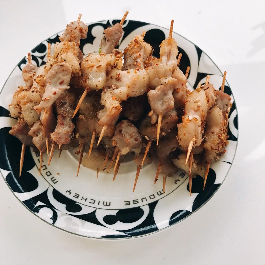 烤牙签五花肉