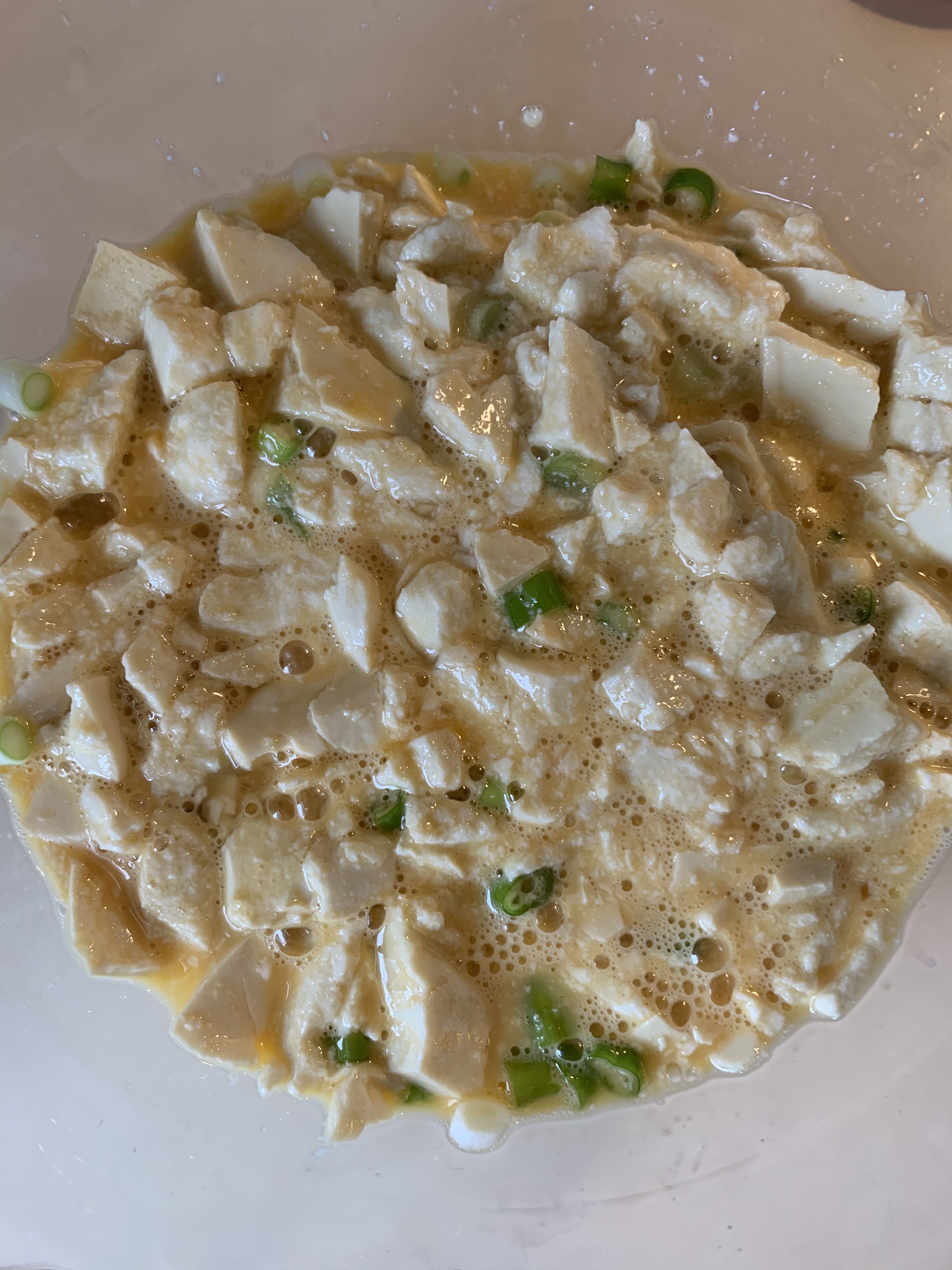 超级快手又蛋白质丰富的豆腐炒鸡蛋的做法 步骤6