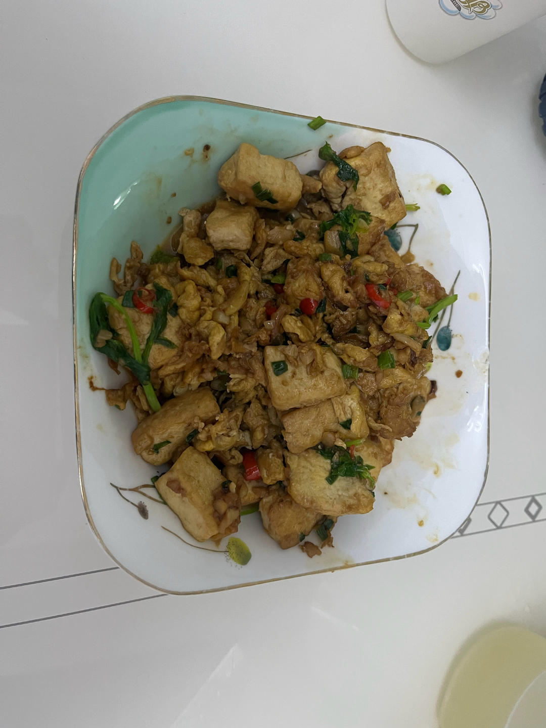 红烧豆腐（加鸡蛋）