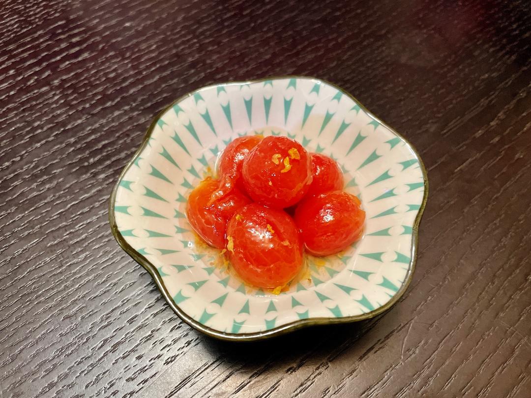 煊煊大小姐厨房｜桂花话梅柠檬糖渍小番茄的做法