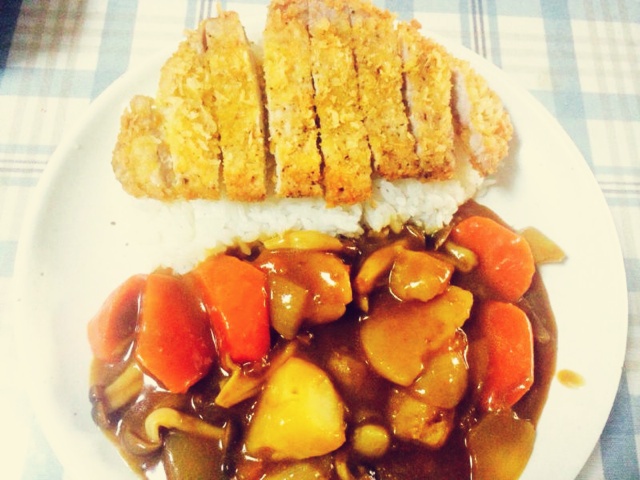 炸猪排咖喱饭