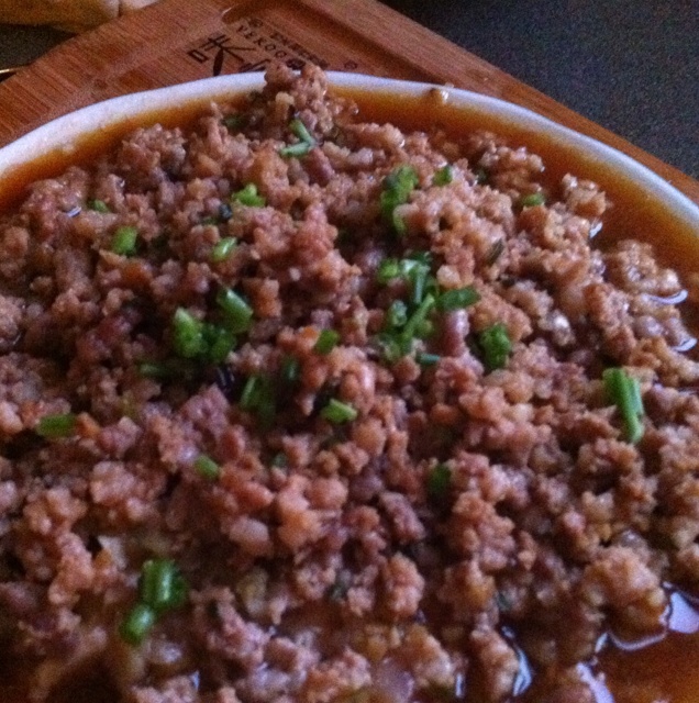 肉末蒸豆腐