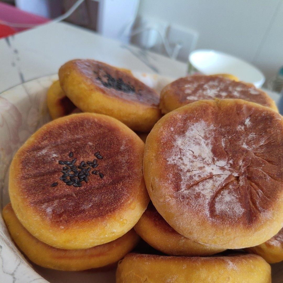 堂妈小厨——发面南瓜饼