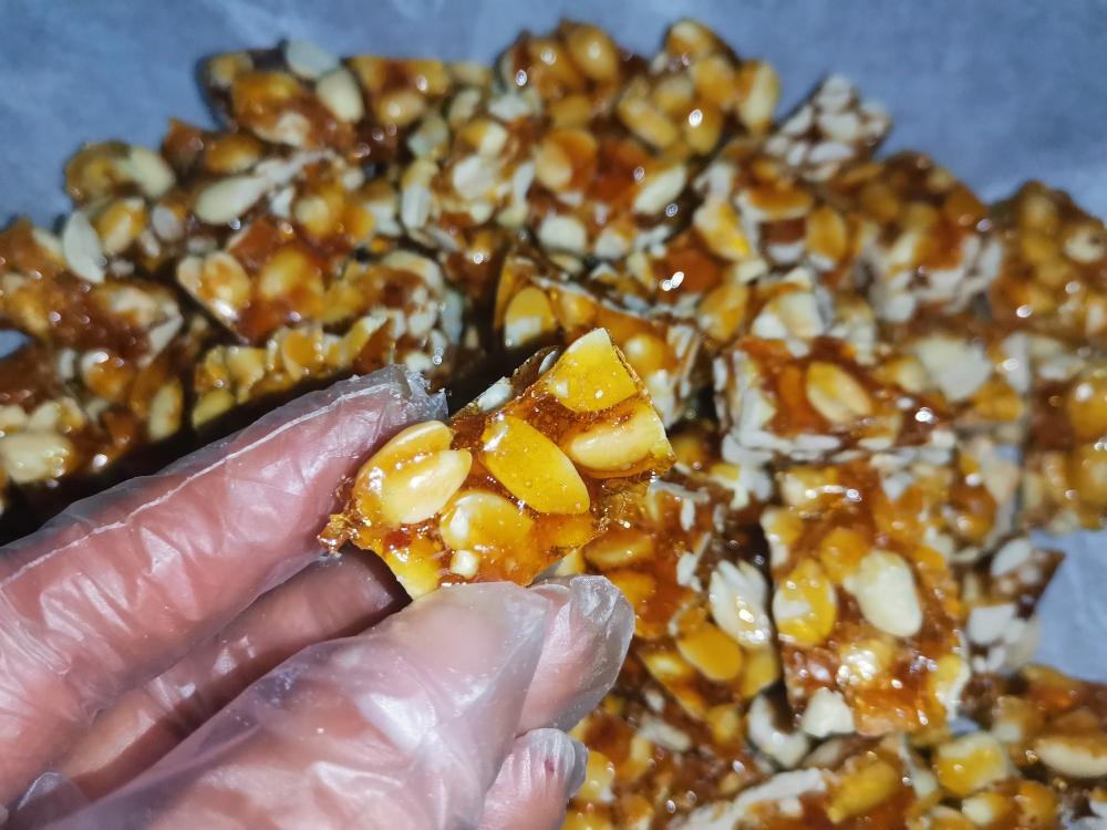 懒人花生糖的做法