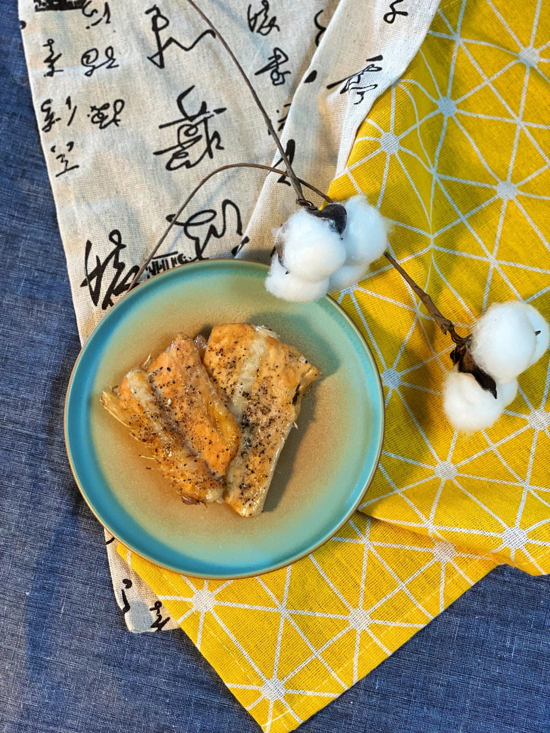 香烤三文鱼鱼骨（烤箱版）