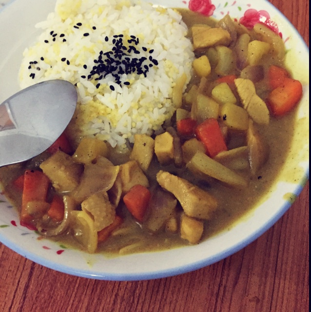 咖喱鸡饭