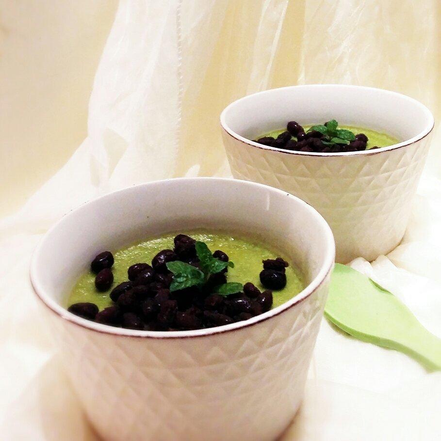 蜜豆抹茶布丁的做法