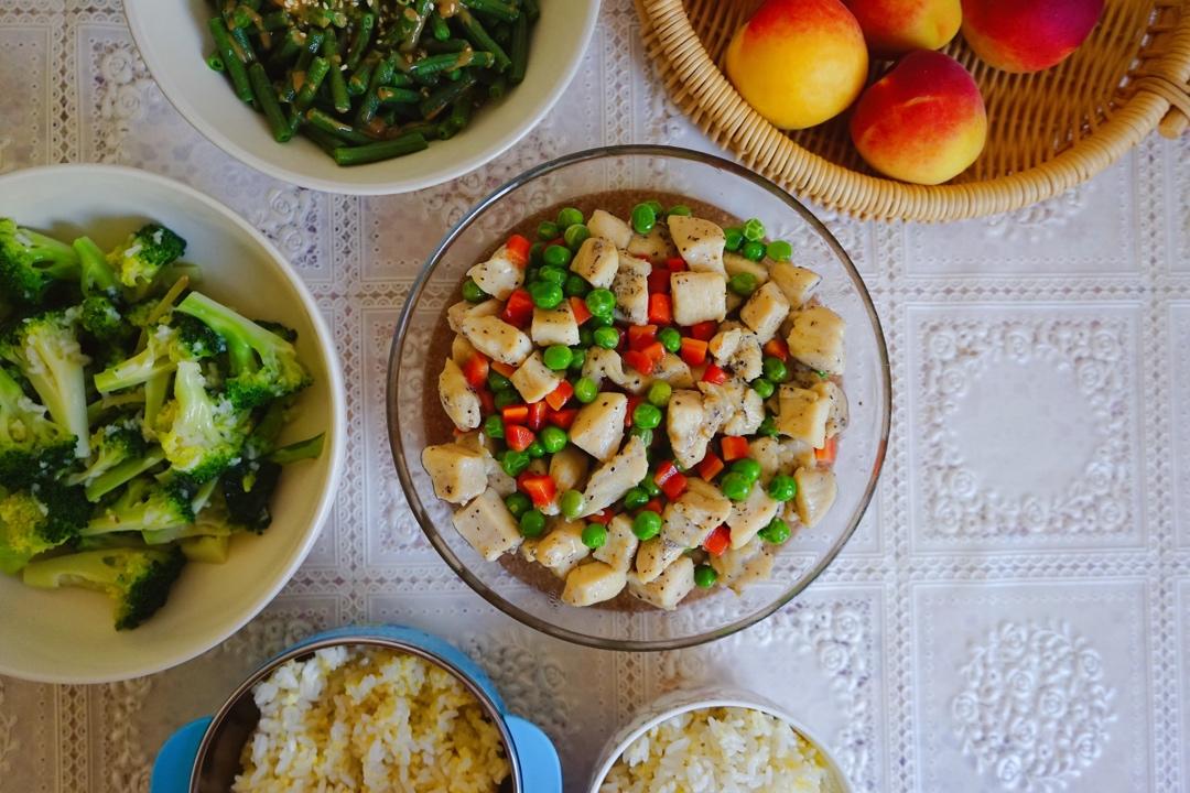黑椒鸡丁时蔬 无油 低卡 减脂 鸡胸肉也可以好好吃