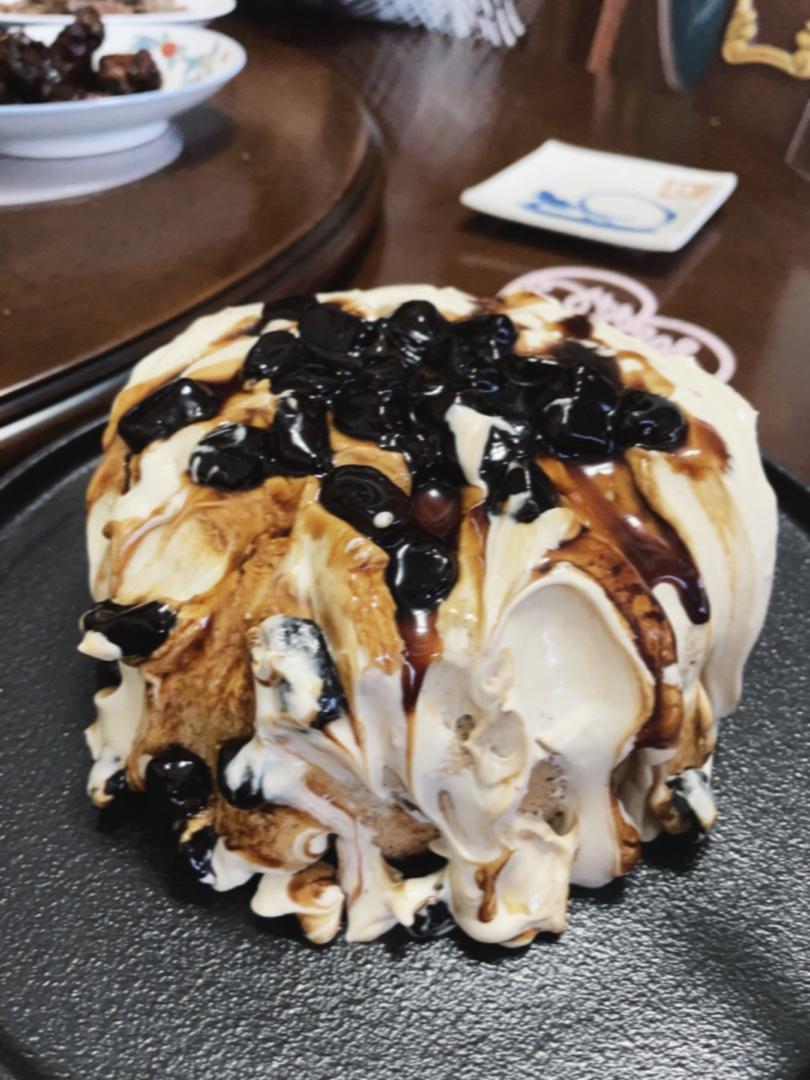 黑糖珍珠爆浆蛋糕