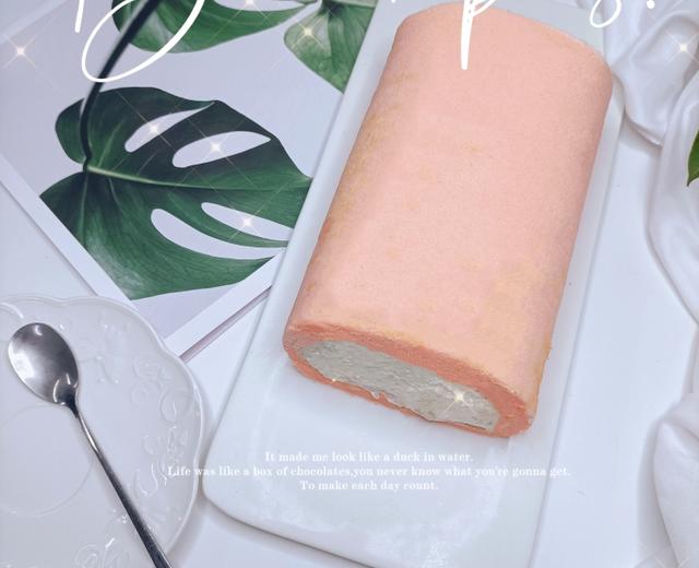 粉红荔枝卷的做法