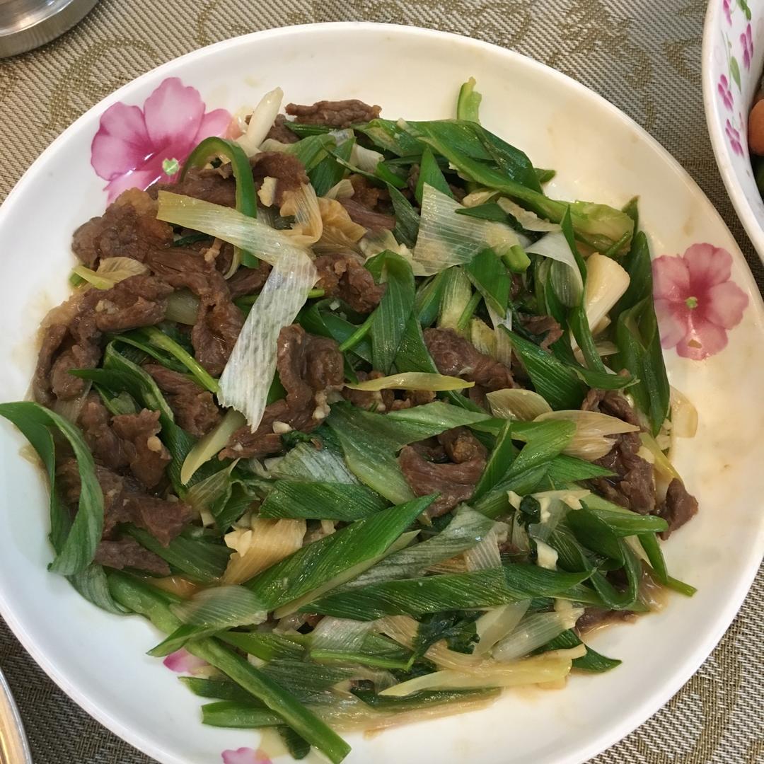 葱爆羊(牛)肉