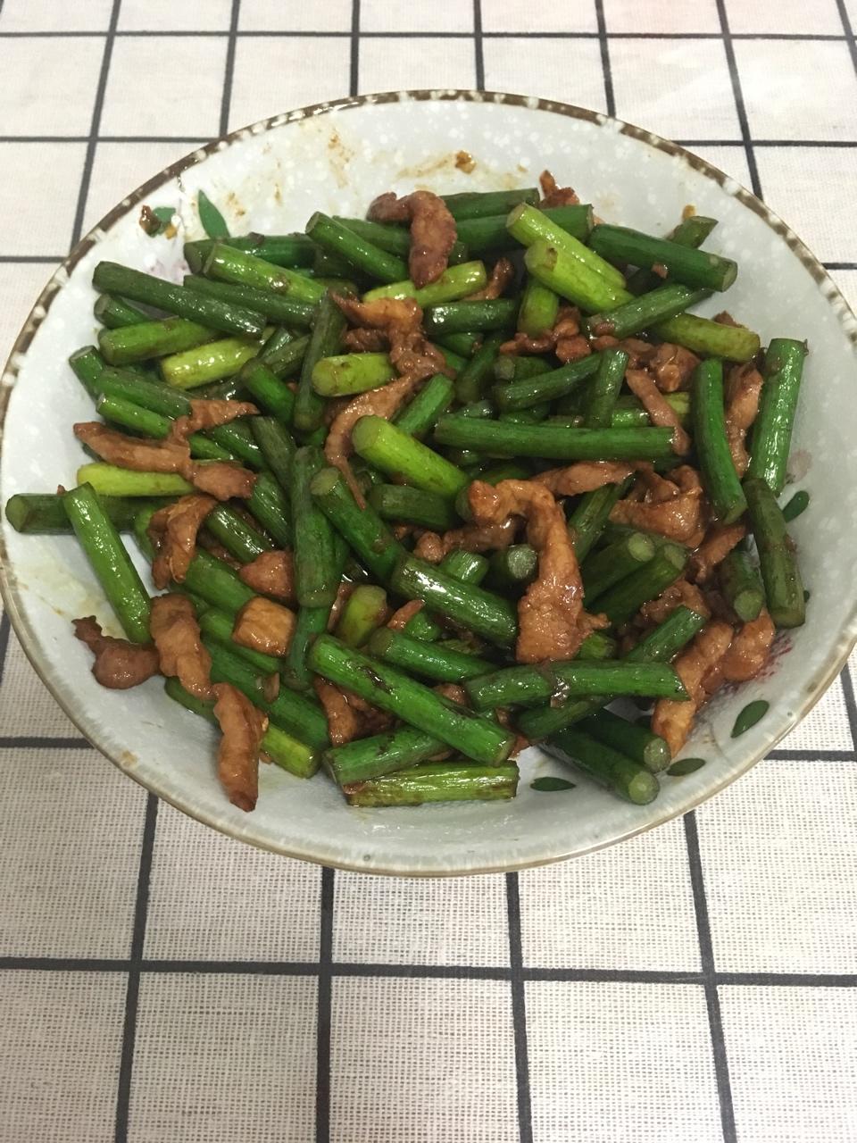 蒜薹炒肉