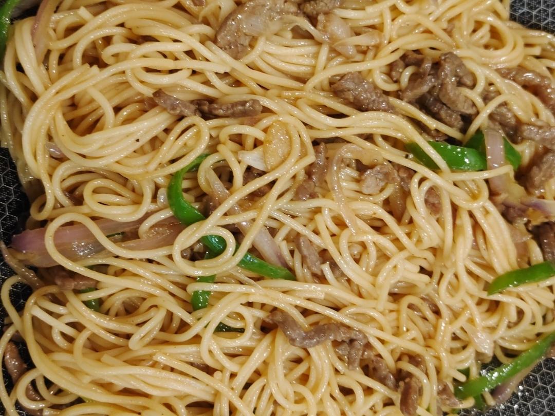 味道不输西餐厅的黑椒牛柳意面