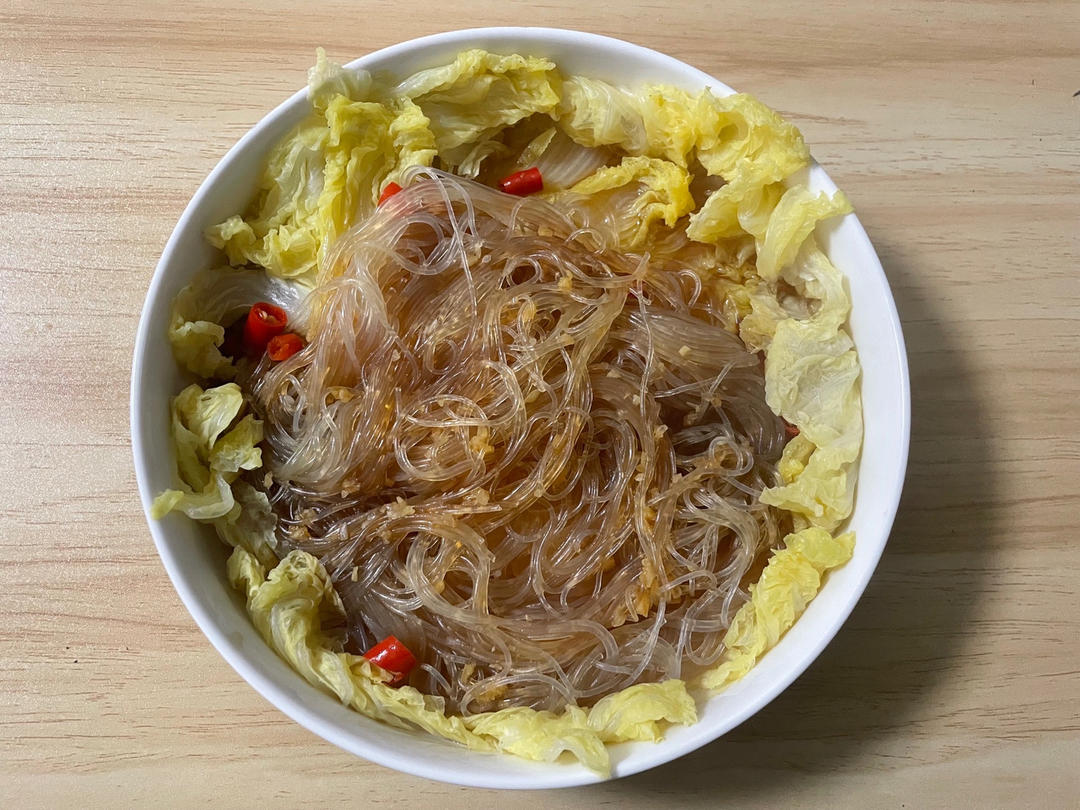 懒人下饭神器，蒜蓉蒸粉丝金针菇娃娃菜