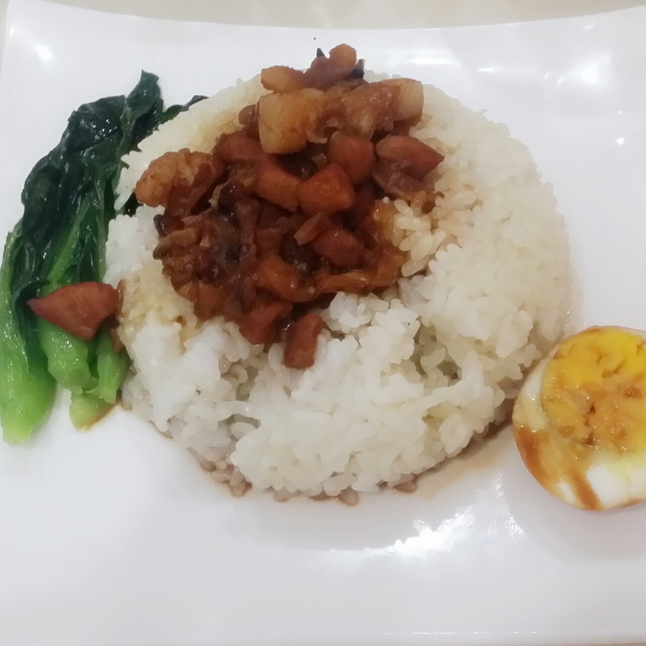 洋葱酥卤肉饭