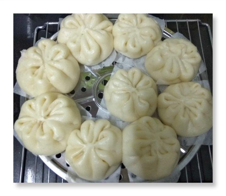 花形包子做法视频（咖喱肉包）