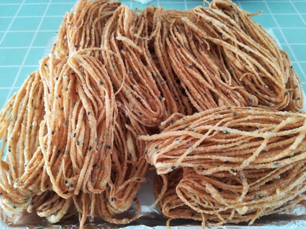家庭版油炸小馓子（散子）